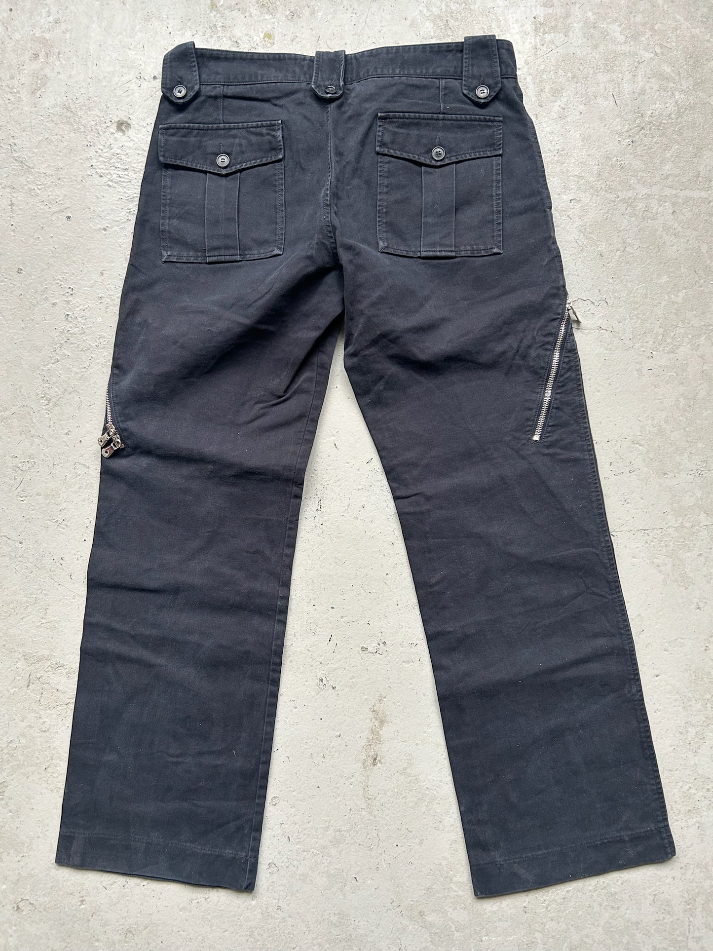 Dolce & Gabbana Navy Side Pants (48)