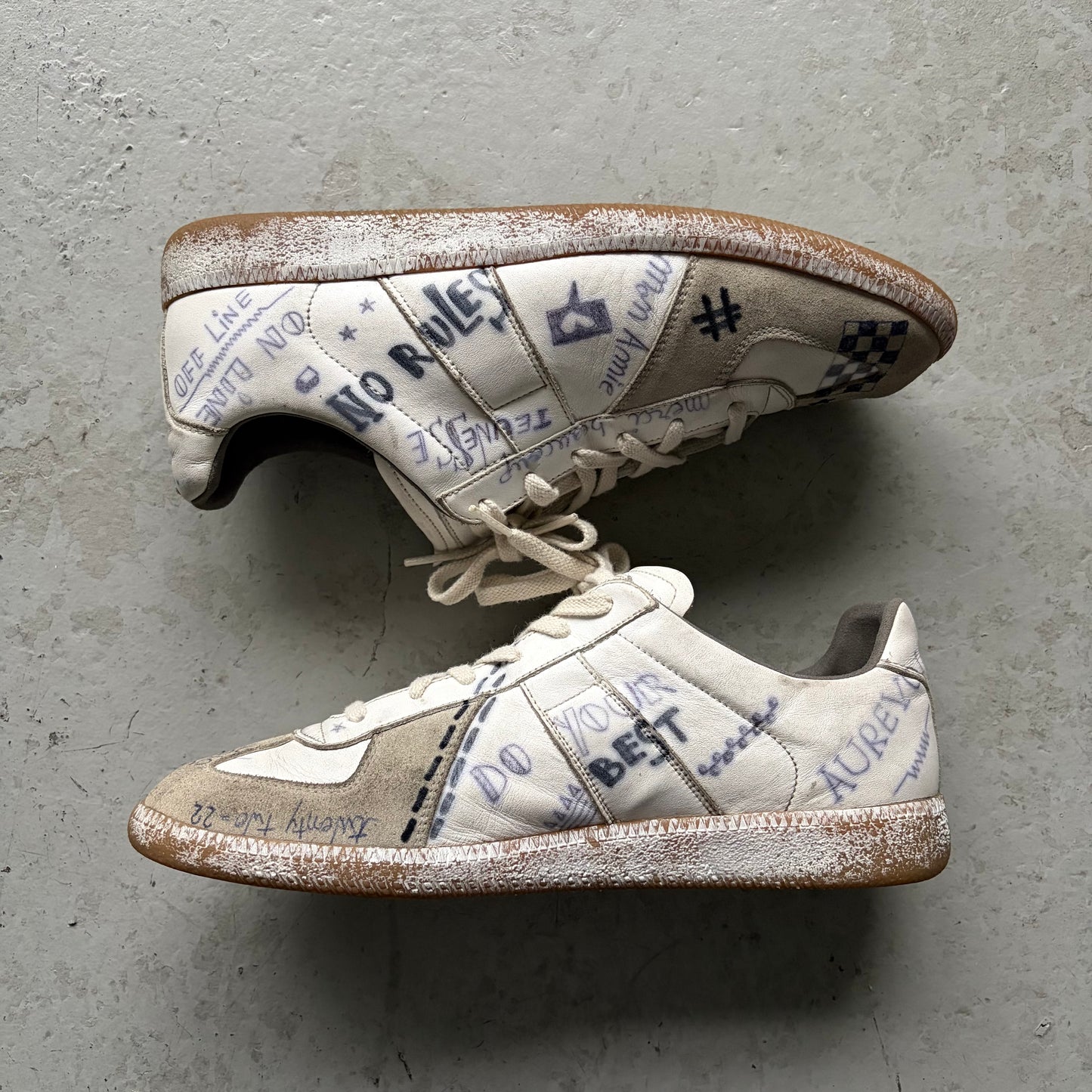 Maison Margiela Vintage Graffiti GATs (45)