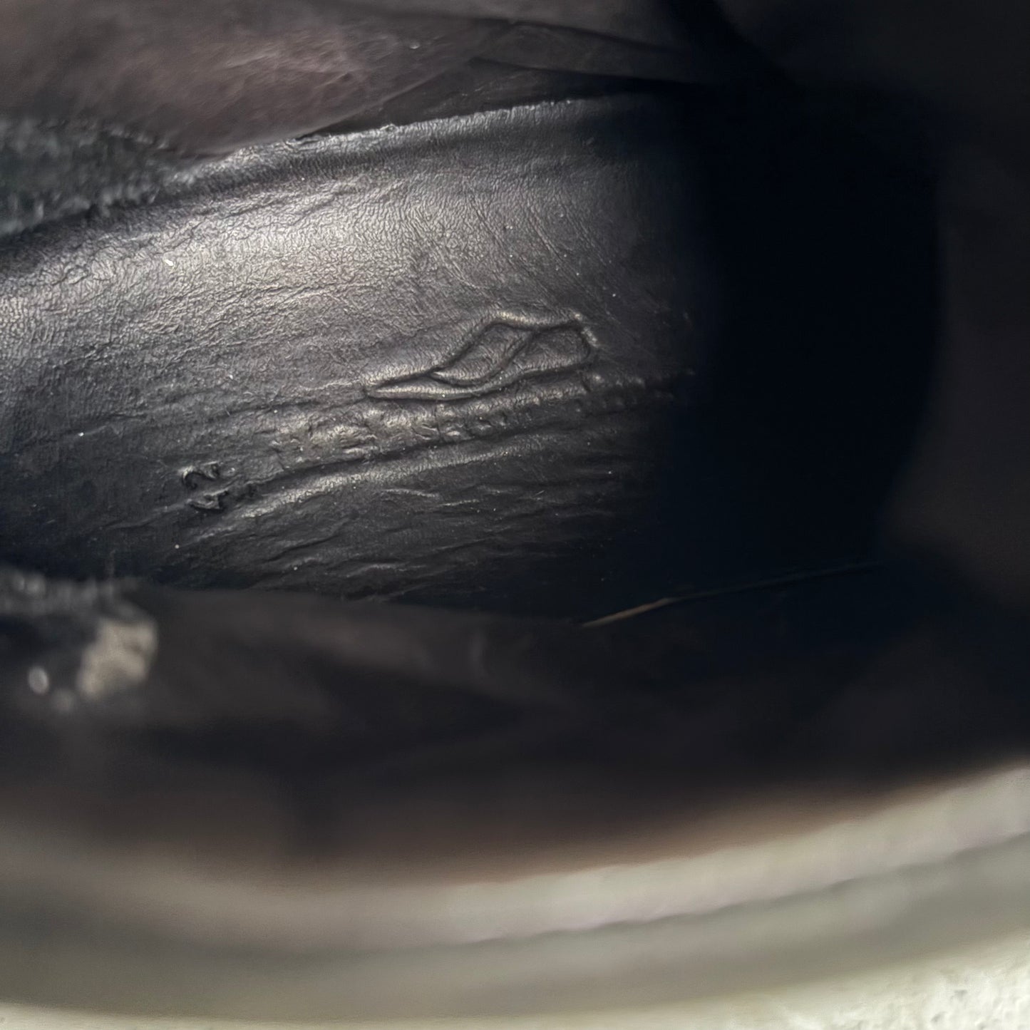 The Last Conspiracy Black Leather High Top Sneaker (42)