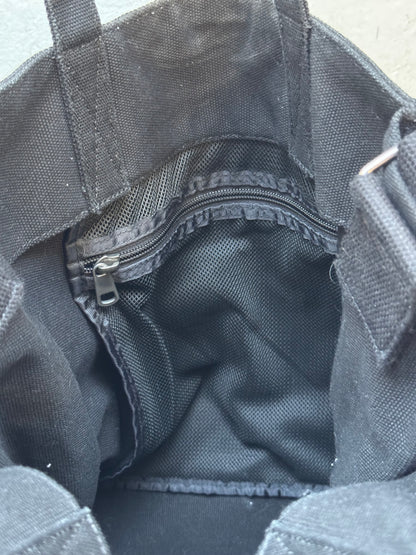 A.P.C. Rue Madame Paris Black Canvas Bag (OS)