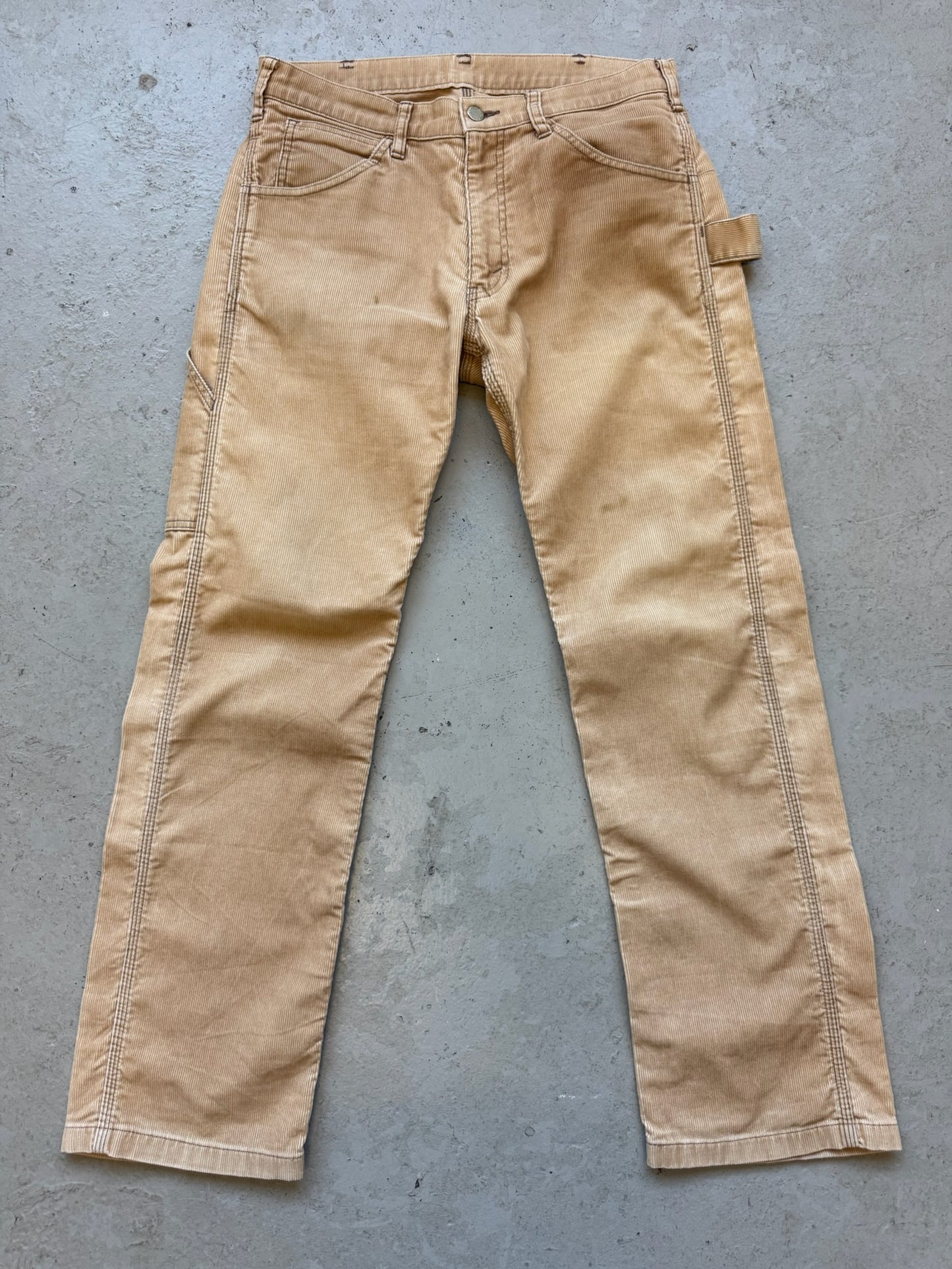 Comme Des Garcons Homme Tan Corduroy Trousers (XS)