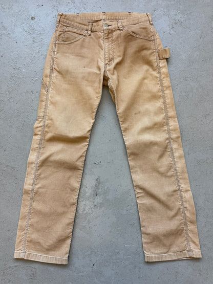 Comme Des Garcons Homme Tan Corduroy Trousers (XS)