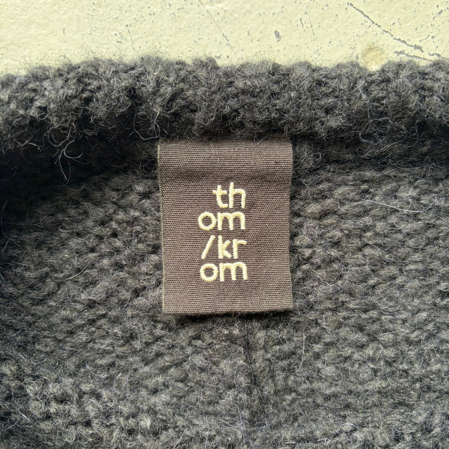 Thom Krom Black Knit Sweater (M)