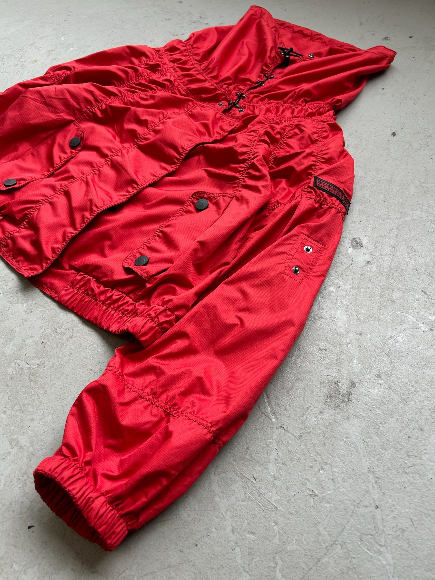 Burberry Red Rain Jacket (8)