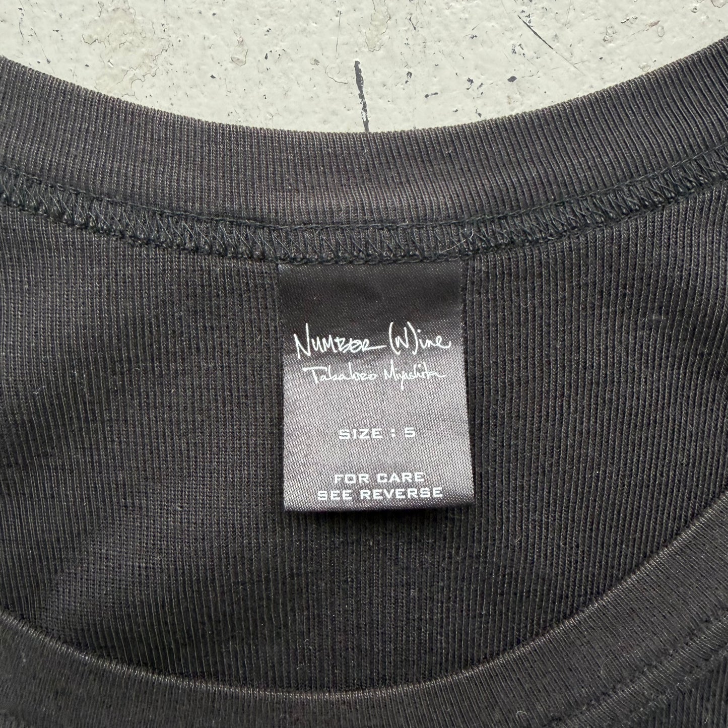 Number (N)ine Black Tank Top (5)