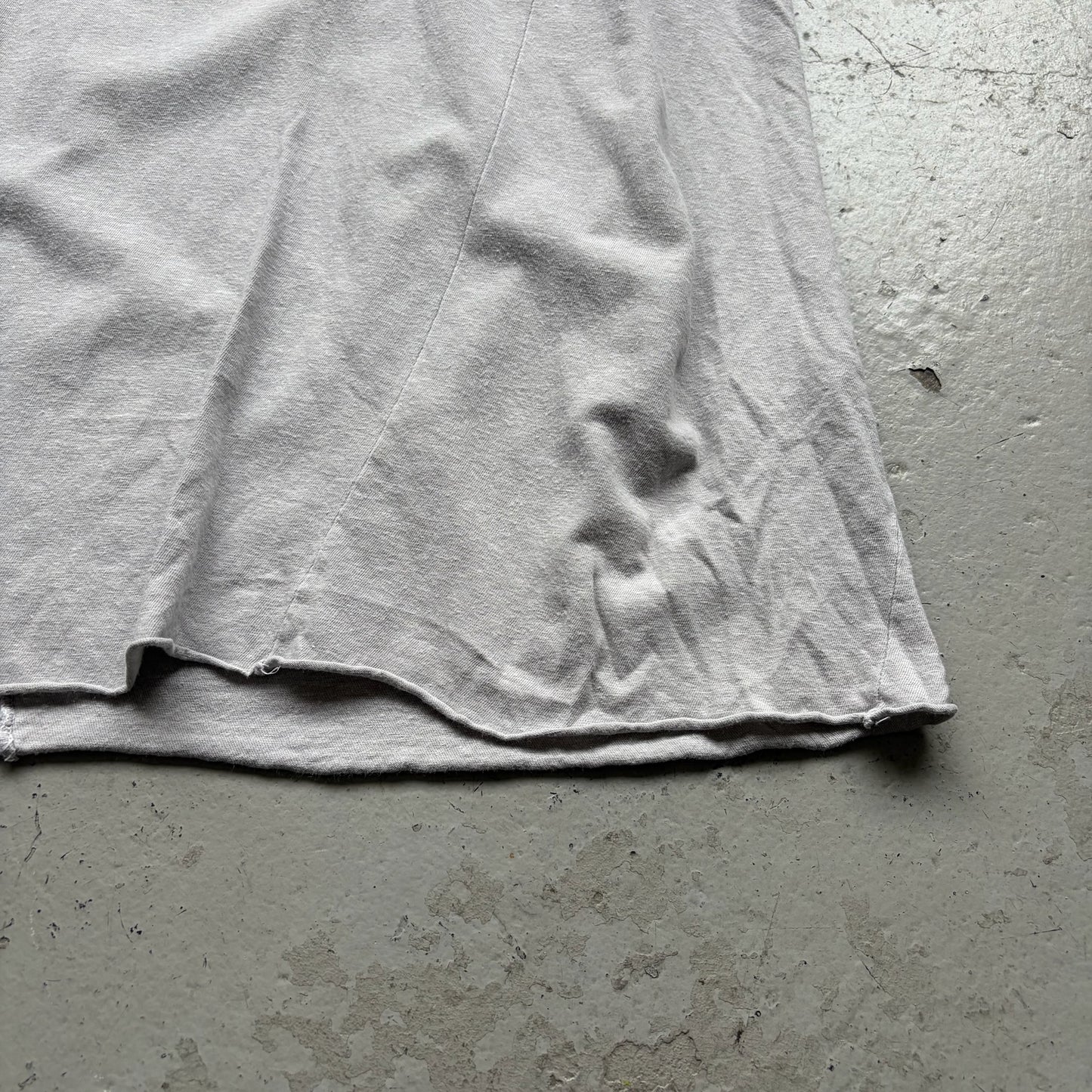 Poeme Bohemien Grey Unhemmed Short Sleeve Shirt (50)