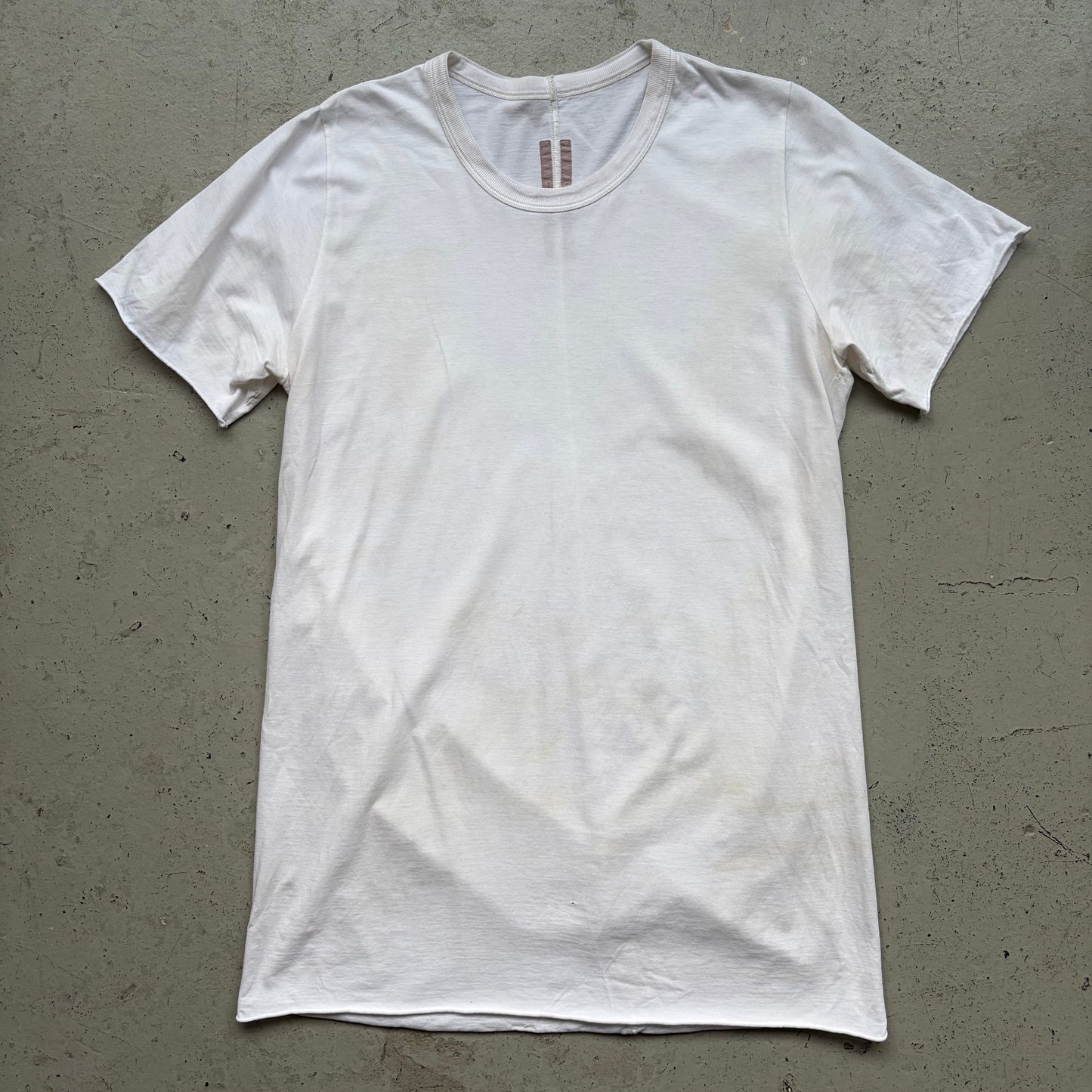 Rick Owens SS23 EDFU Milk Short Sleeve Shirt (XXL)