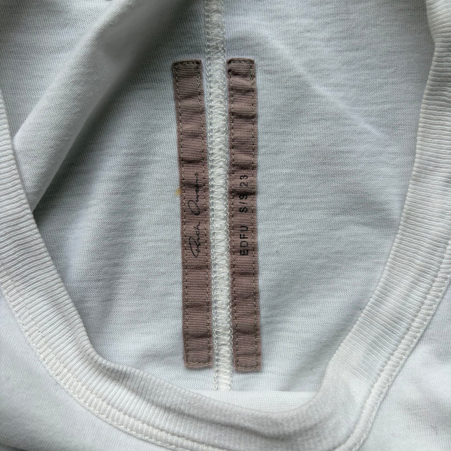 Rick Owens SS23 EDFU Milk Short Sleeve Shirt (XXL)