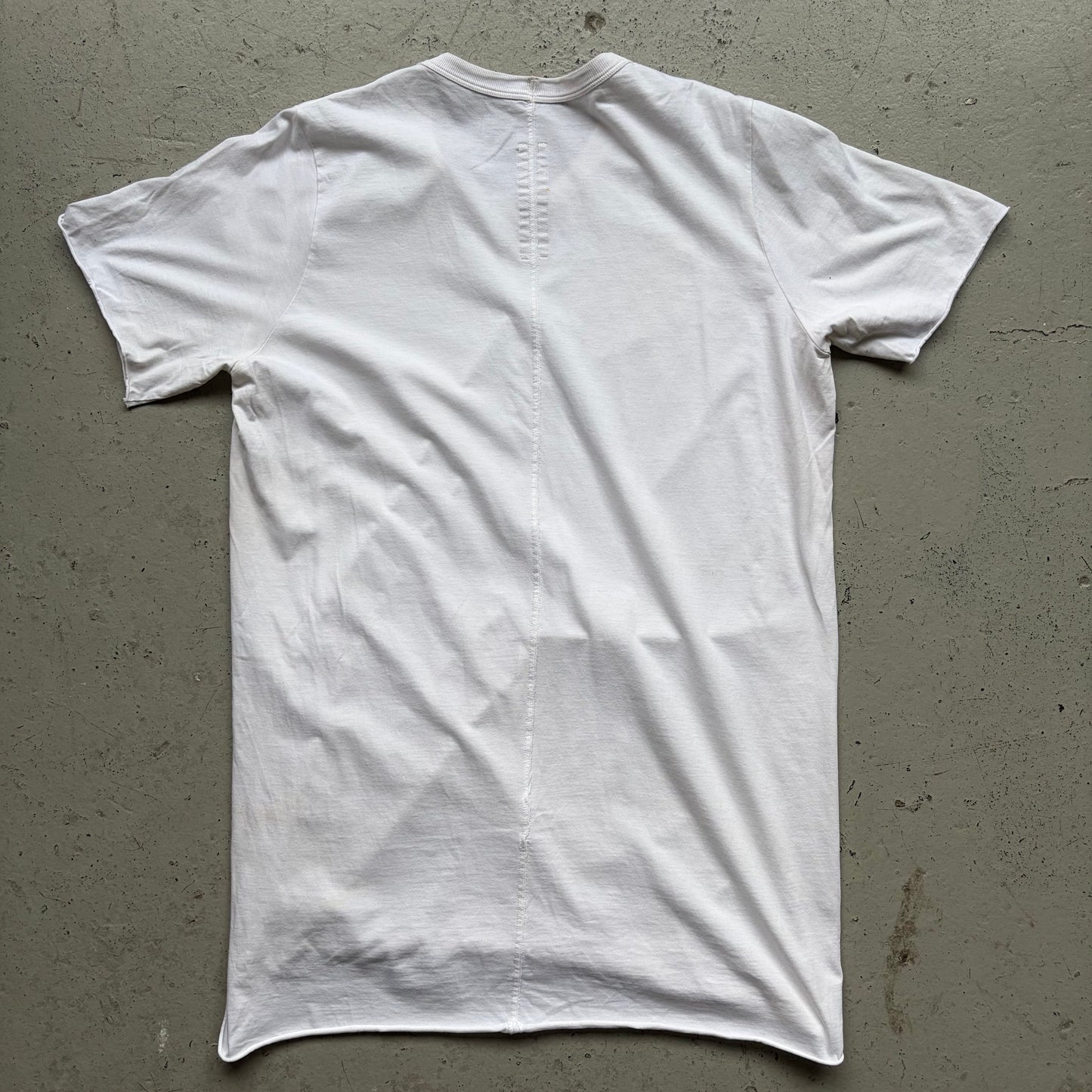 Rick Owens SS23 EDFU Milk Short Sleeve Shirt (XXL)