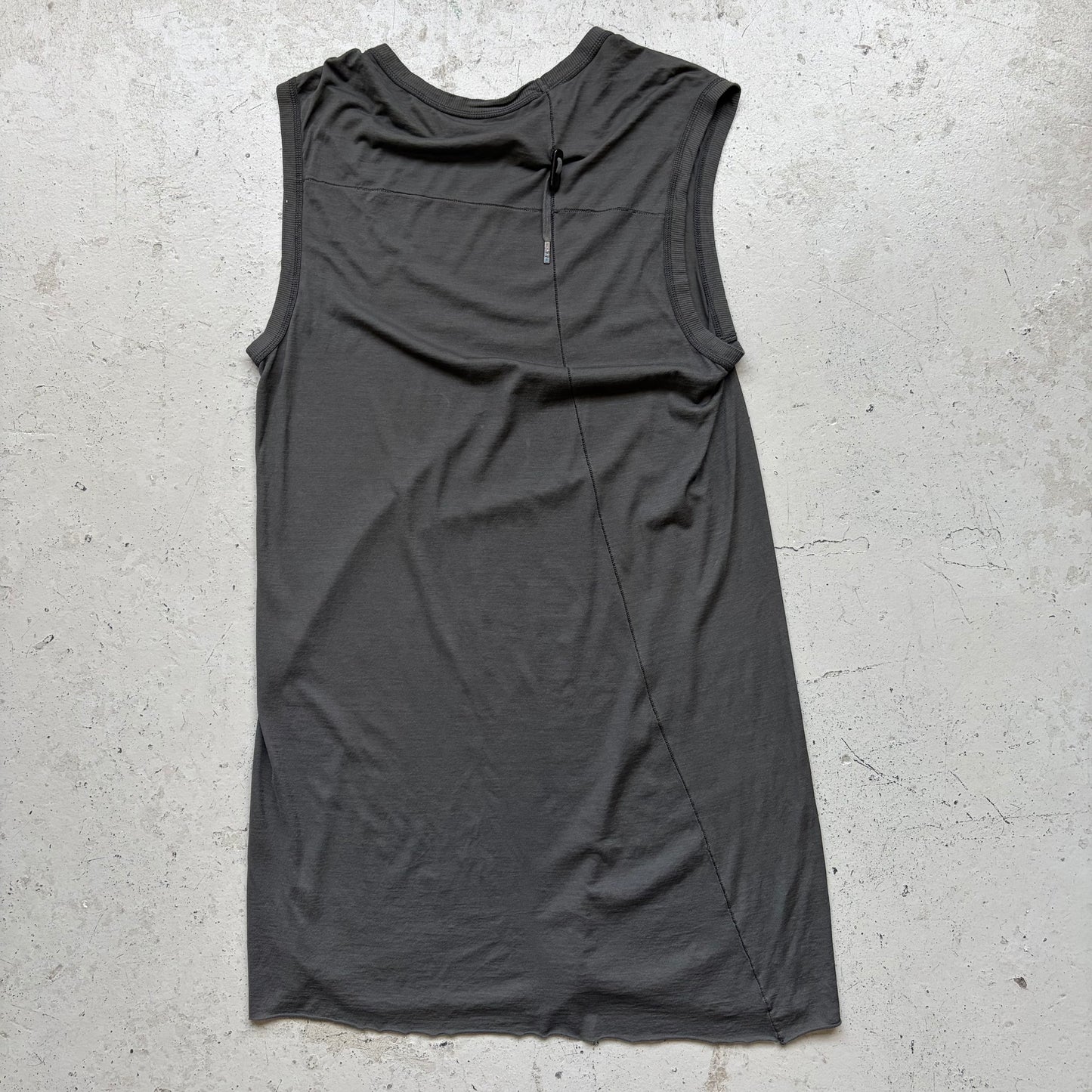 Boris Bidjan Saberi SS19 Tank2 Dark Grey Object Dyed Tank Top (M)