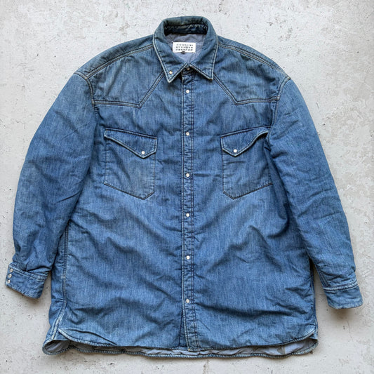 Maison Margiela FW19 Quilted Denim Jacket (41)