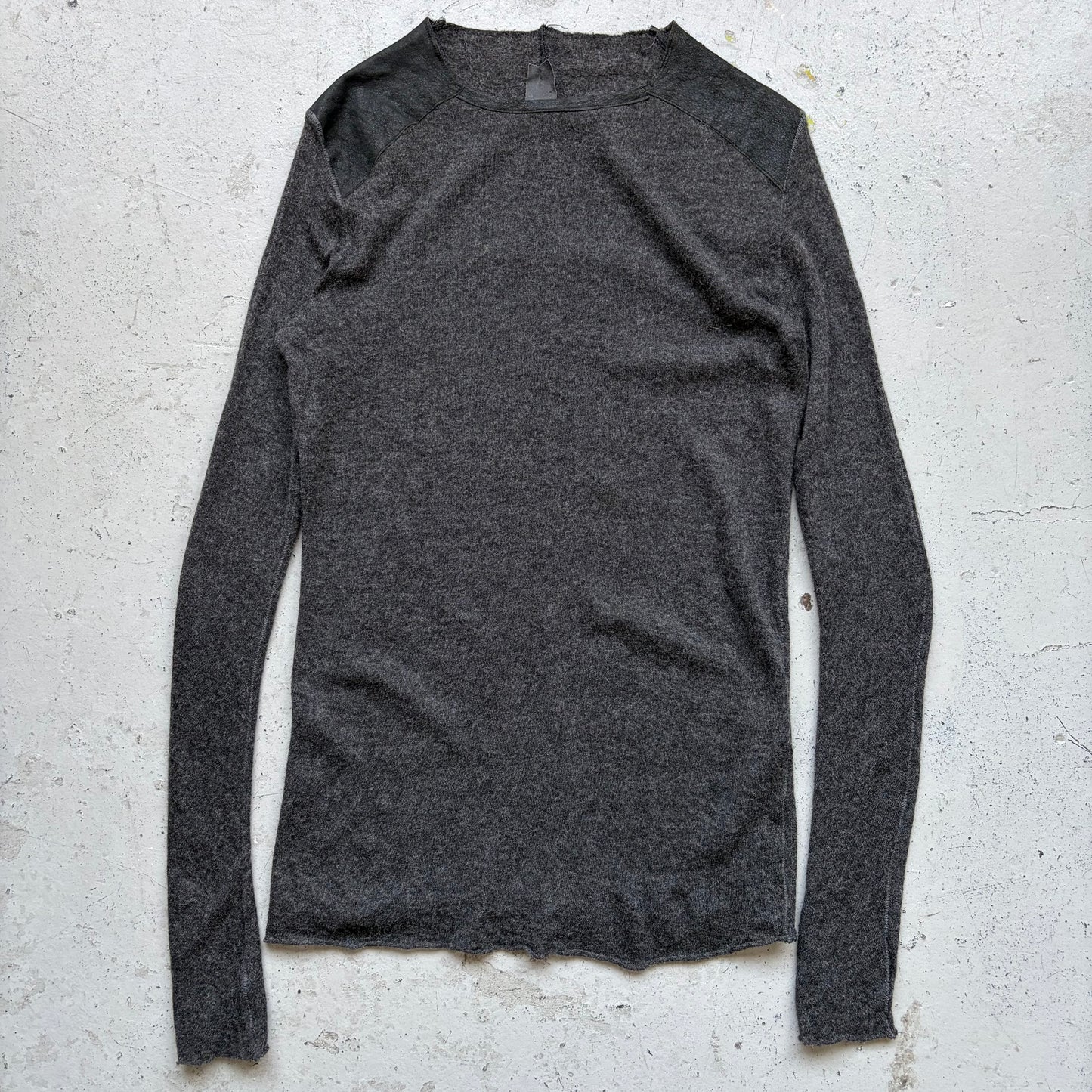 10Sei0otto Leather Shoulder Sweater (L)