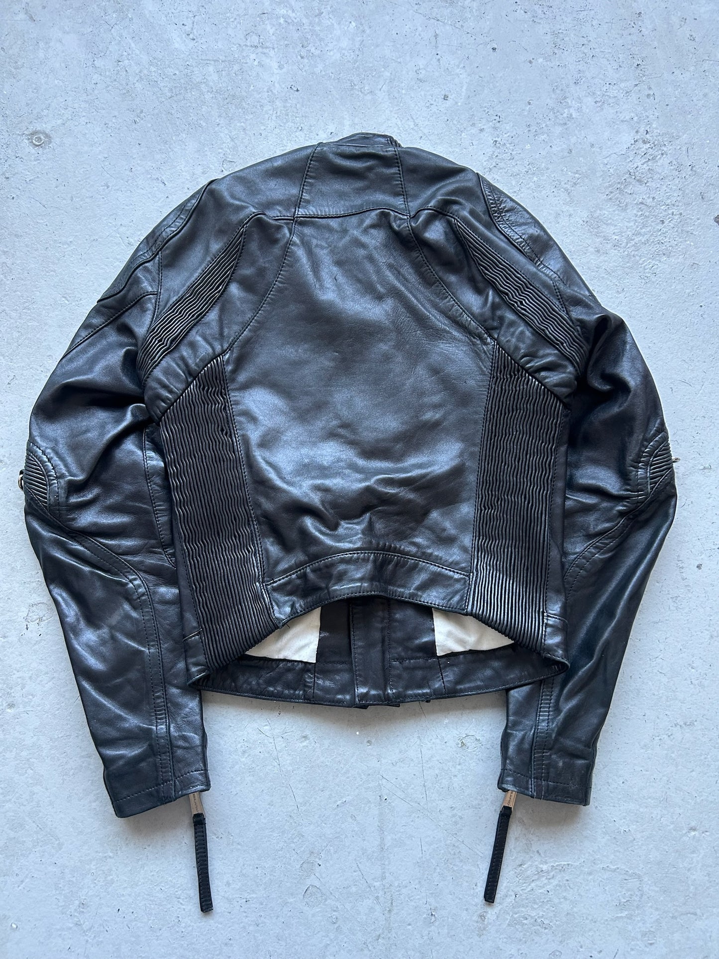 D Squared Black Leather Jacket (48)