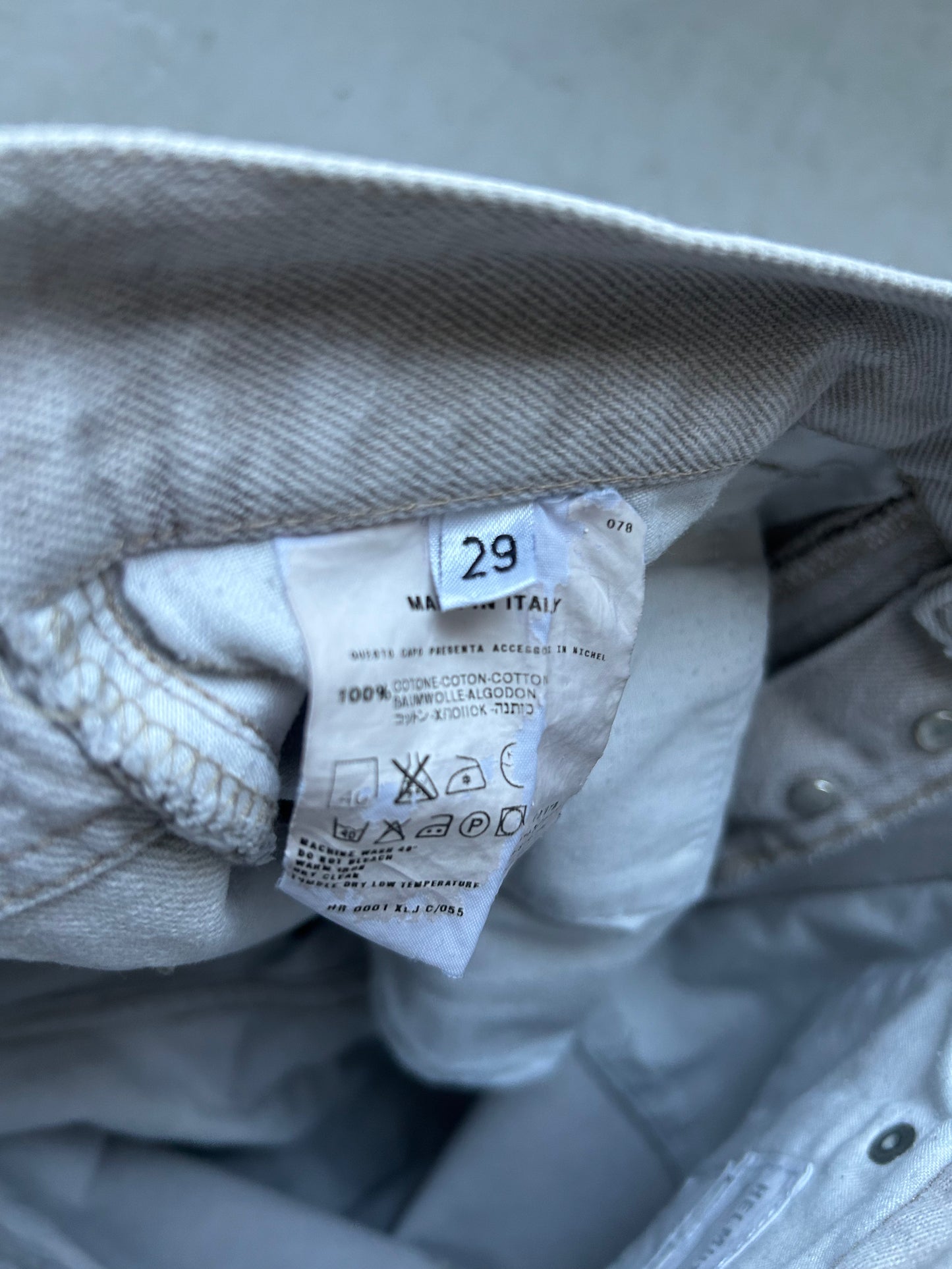 Helmut Lang 90's Light Grey Denim (29)