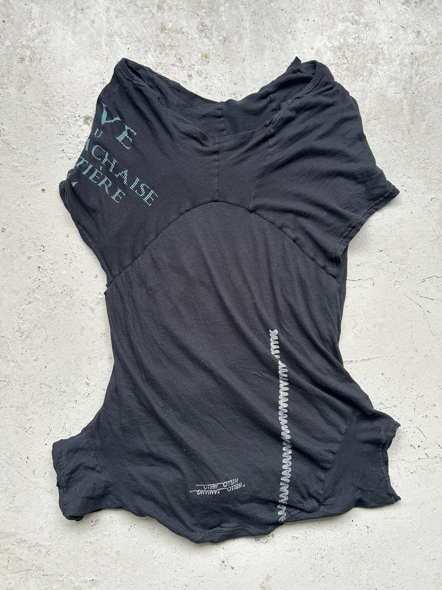 Undercover SS06 Chuuut Cut & Sew Short Sleeve (1)