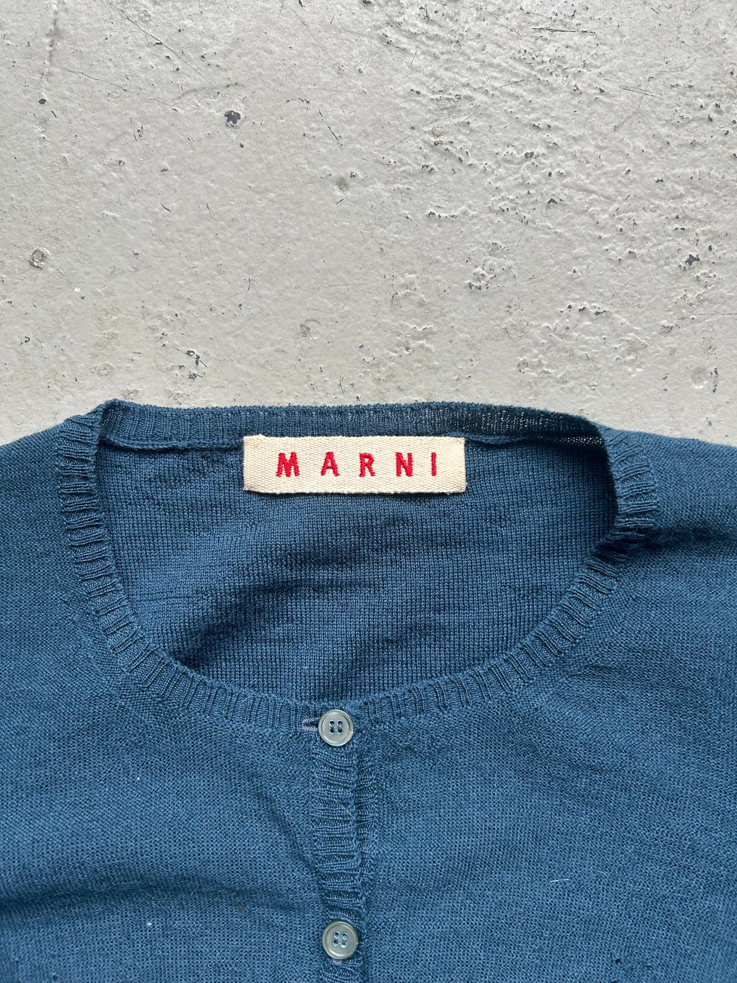 Marni Teal Cardigan (40)