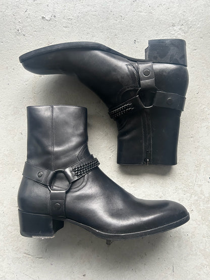 Saint Laurent Wyatt Harness Black Chain (44)