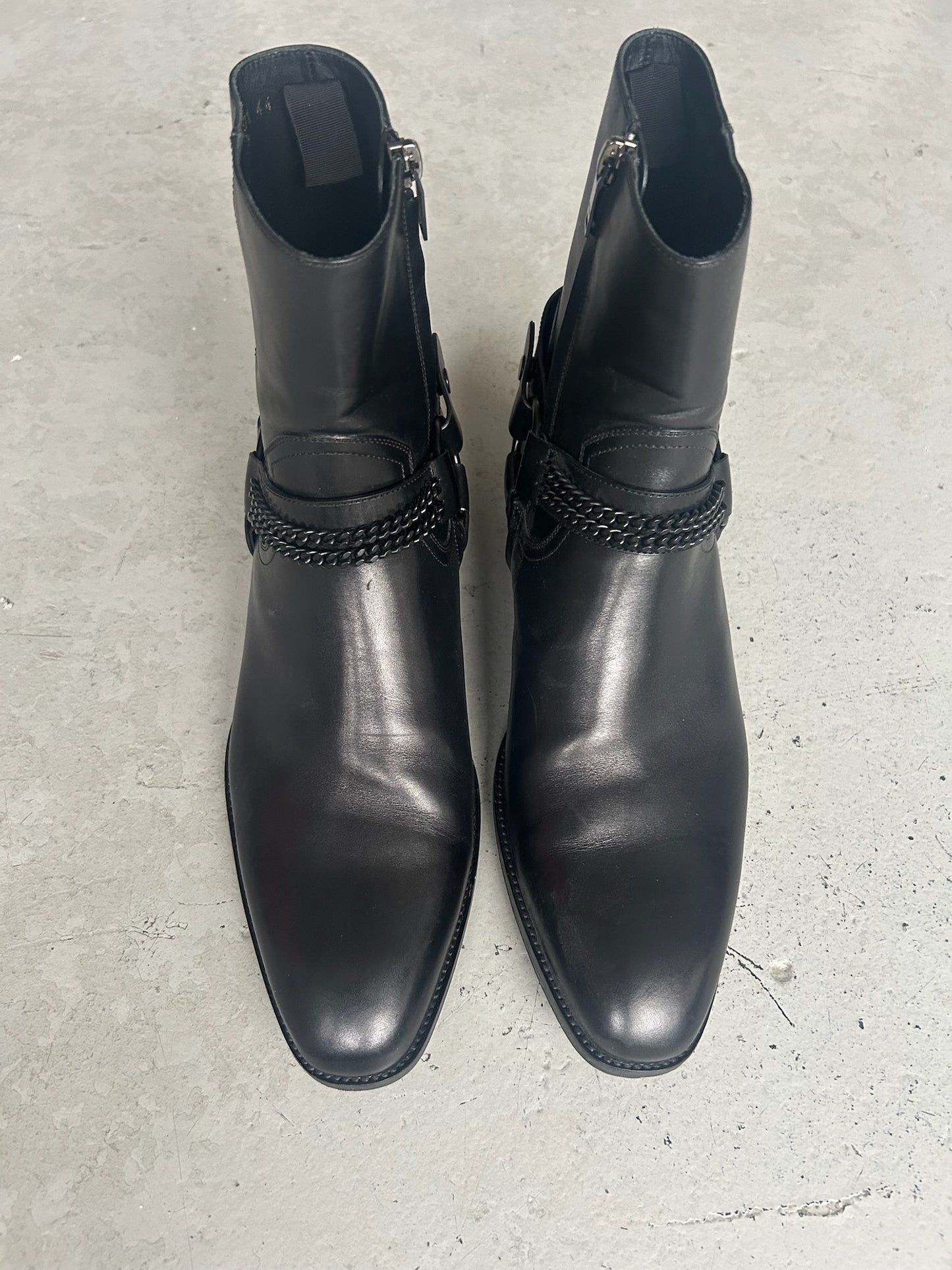 Saint Laurent Wyatt Harness Black Chain (44)