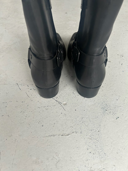 Saint Laurent Wyatt Harness Black Chain (44)