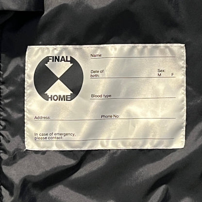 Final Home Black Survival Jacket (M)