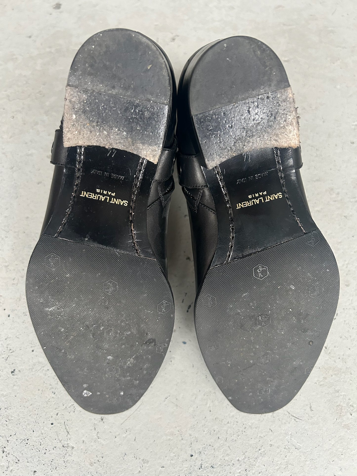 Saint Laurent Wyatt Harness Black Chain (44)