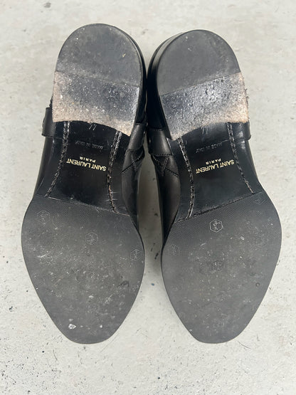 Saint Laurent Wyatt Harness Black Chain (44)