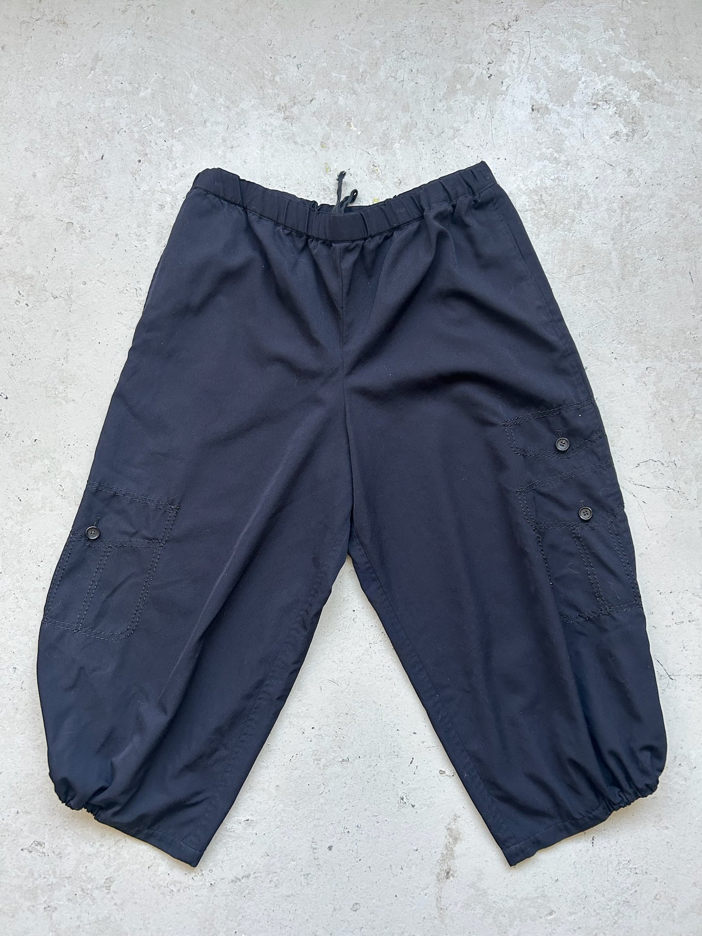 Comme Des Garcons Black Wide Leg Trousers (M)