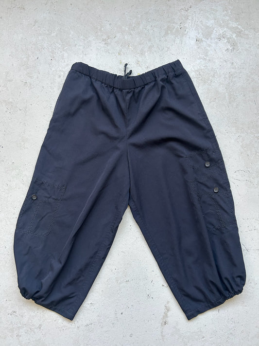 Comme Des Garcons Black Wide Leg Trousers (M)