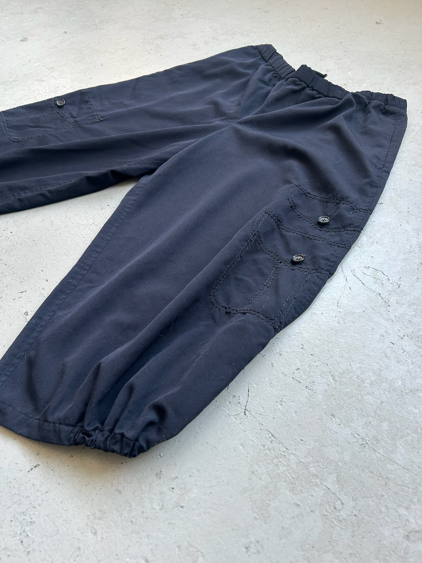 Comme Des Garcons Black Wide Leg Trousers (M)