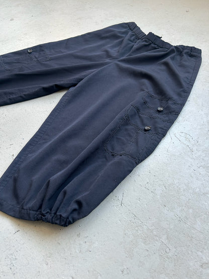 Comme Des Garcons Black Wide Leg Trousers (M)