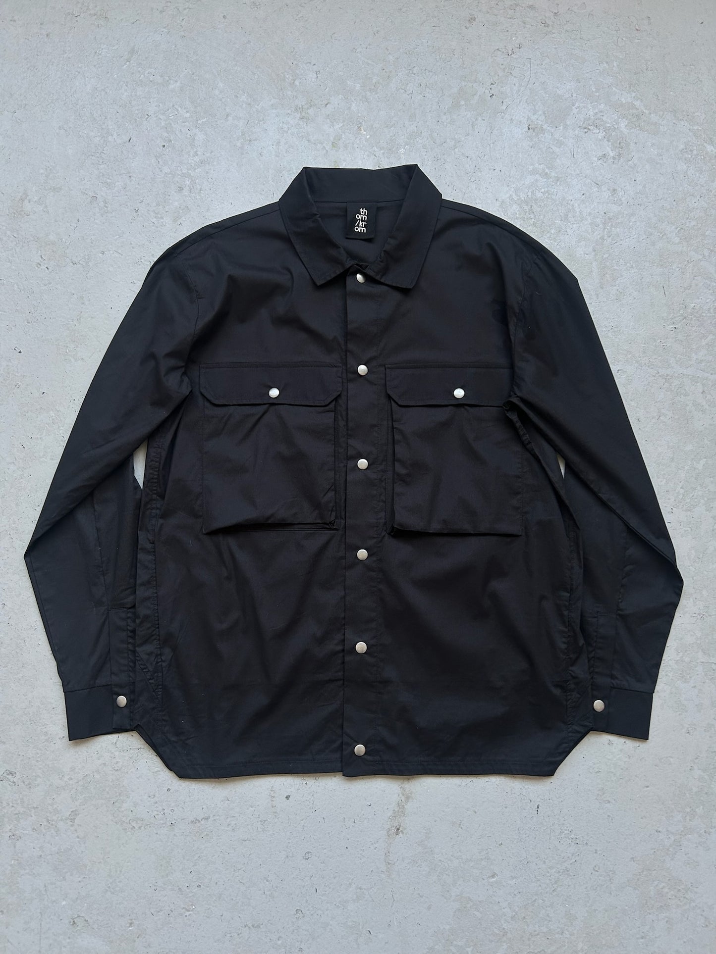 Thom Krom M SJ 600 Black Button Up (XL)
