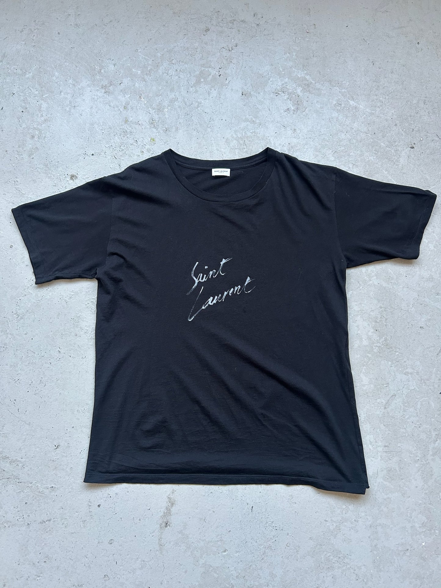 Saint Laurent Signature Black Logo Shirt (L)