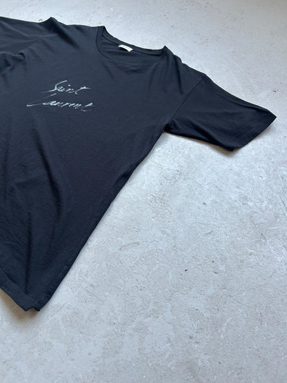 Saint Laurent Signature Black Logo Shirt (L)