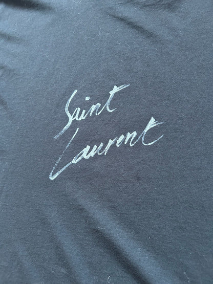 Saint Laurent Signature Black Logo Shirt (L)