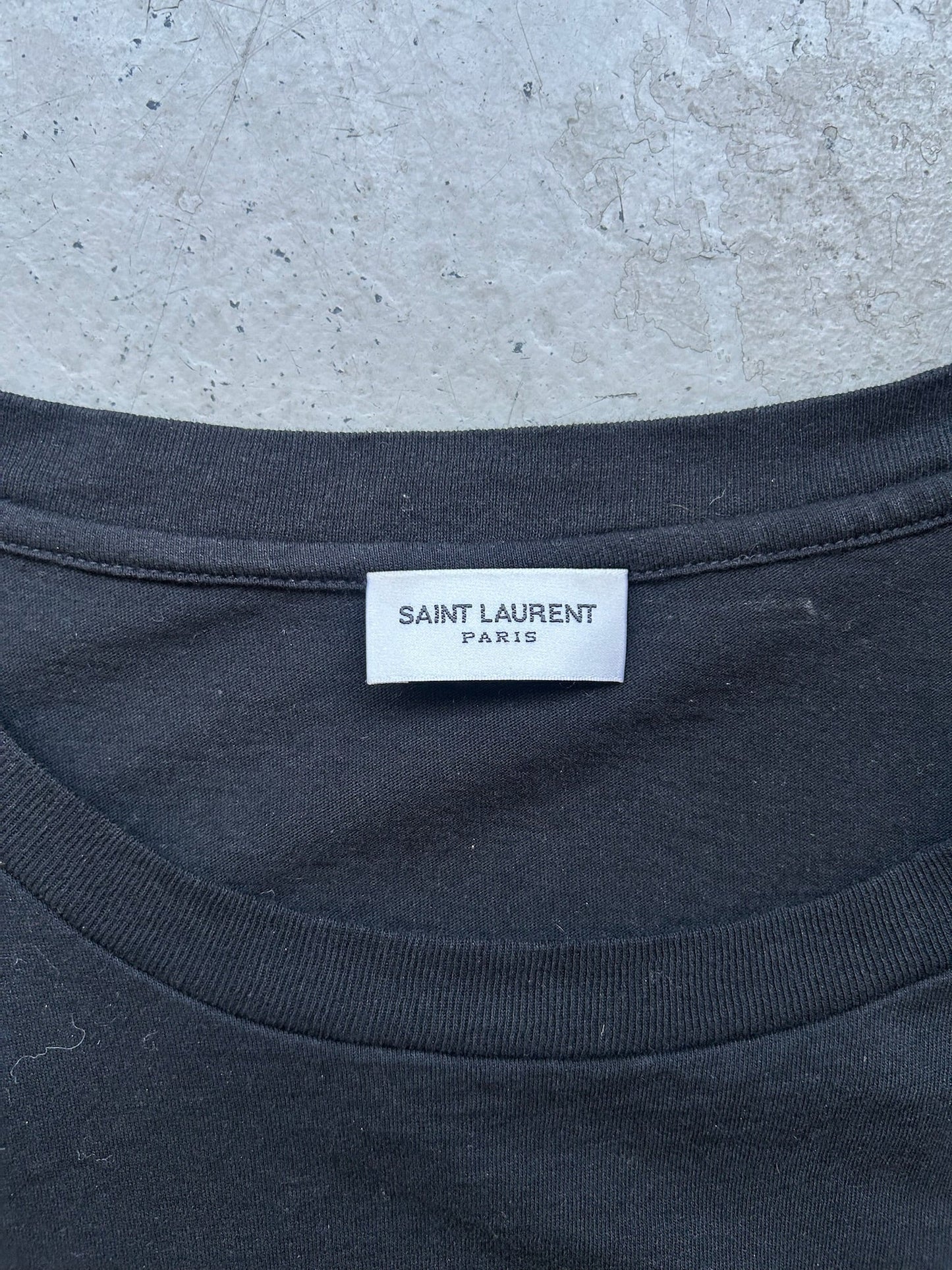 Saint Laurent Signature Black Logo Shirt (L)