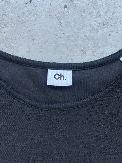 Chapter SS16 DISPLACEMENT Cotton Black Short Sleeve (L)