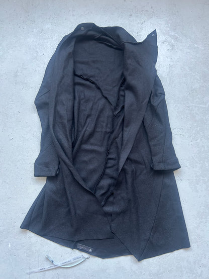 Leon Emanuel Blanc Merino Knit Duster Coat (50)