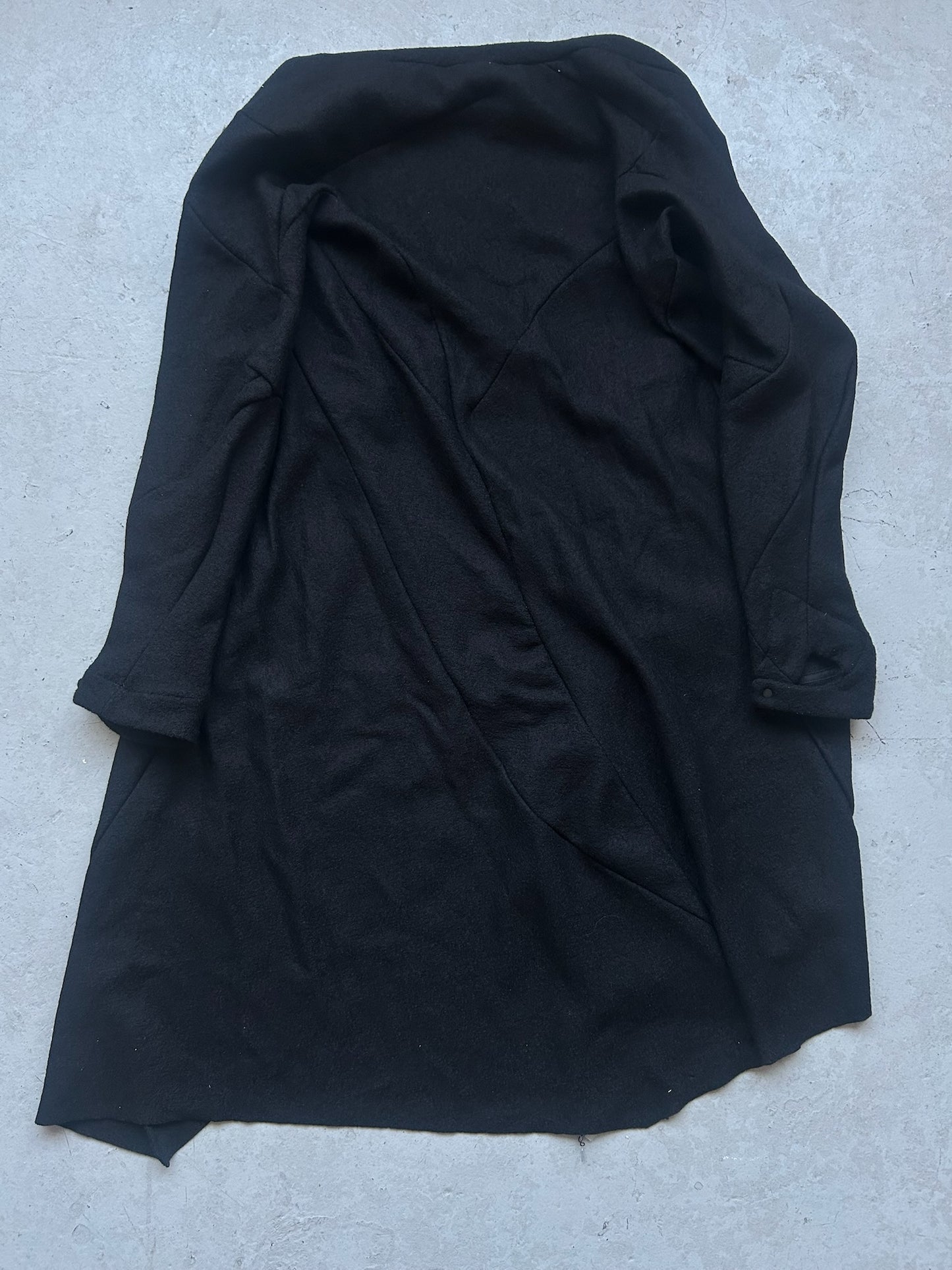 Leon Emanuel Blanc Merino Knit Duster Coat (50)