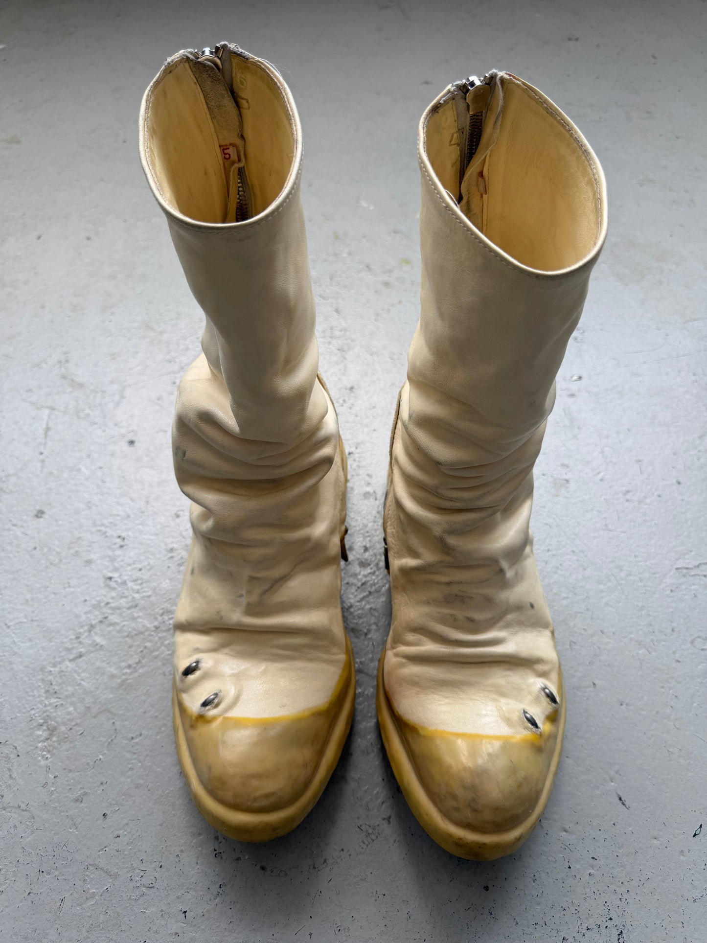 Carol Christian Poell Tornado Zip Drip Prosthetic Boots (6)