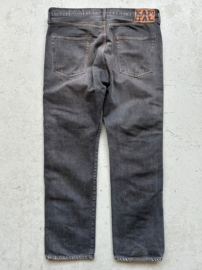 Kapital Monkey Cisco Gem Studded Black Denim (38)