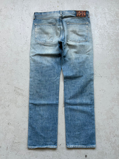 Kapital Monkey Cisco Gem Studded Blue Denim (36)