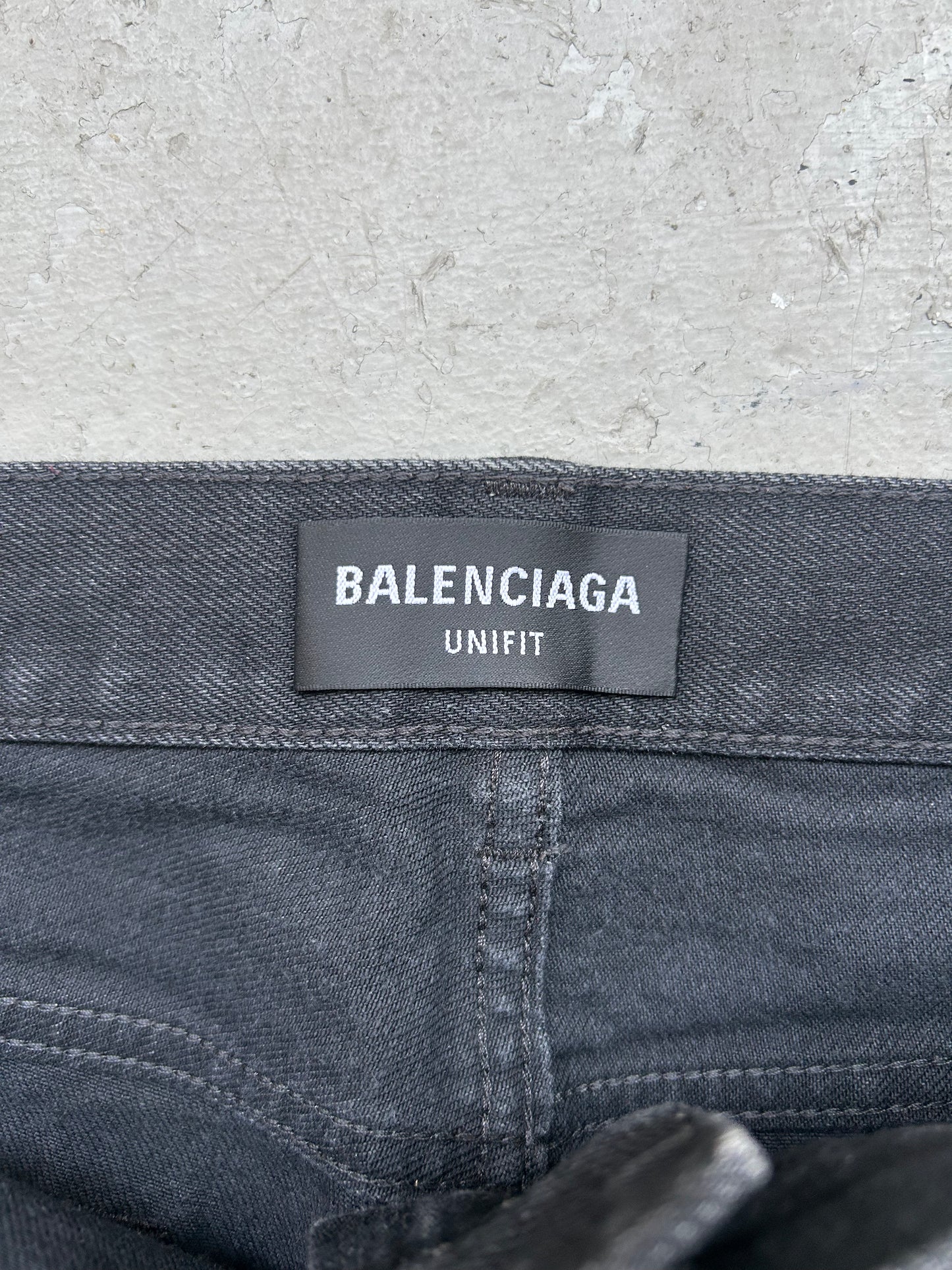 Balenciaga Lost Tape Black Denim (L)