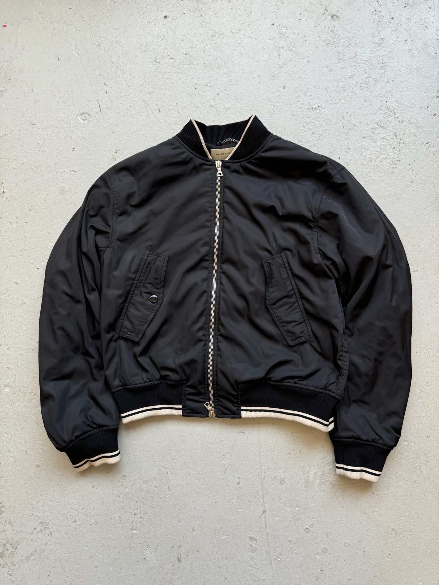 Dries Van Noten Black Back Zip (L)