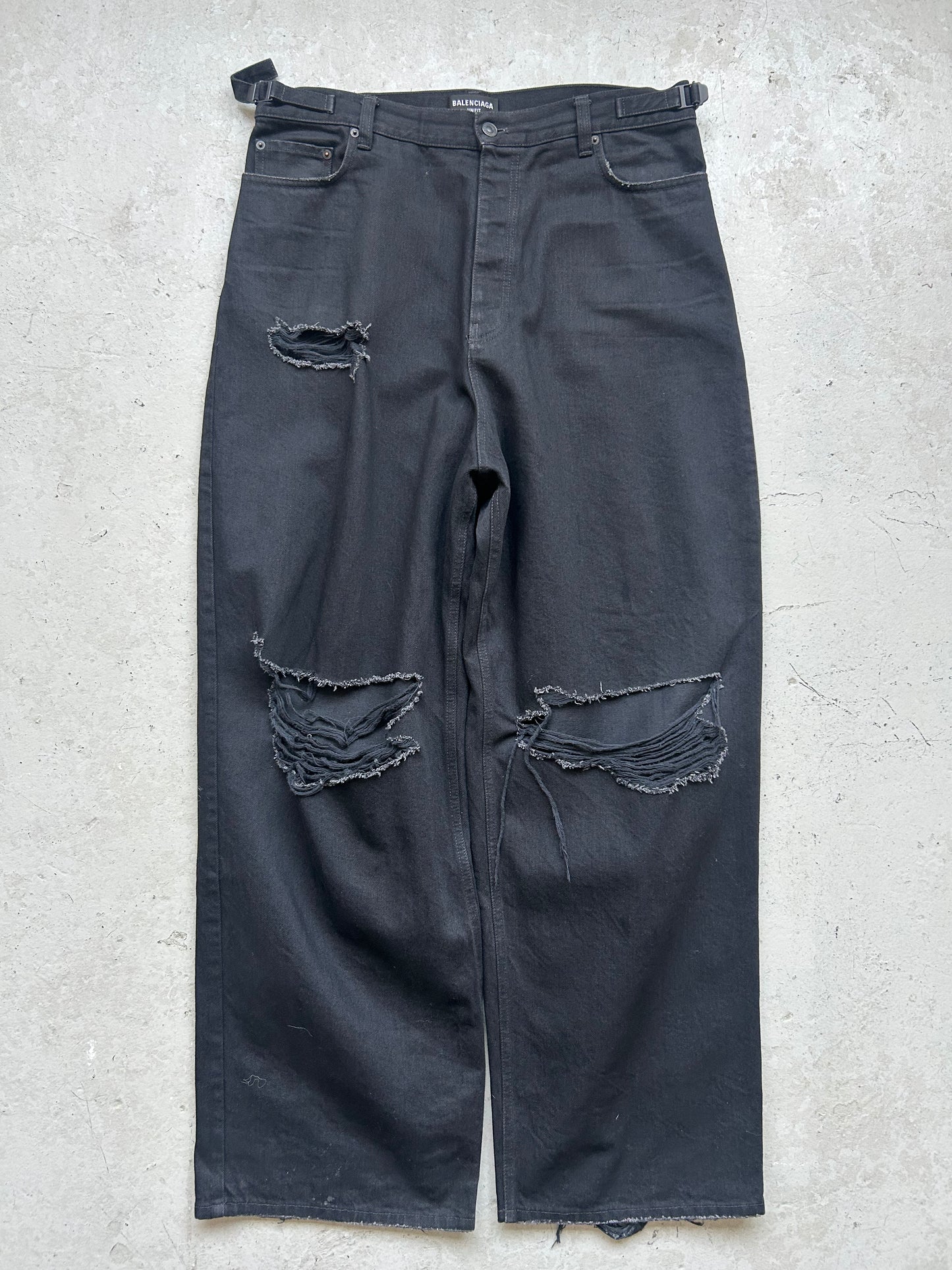 Balenciaga Skater Black Denim (L)