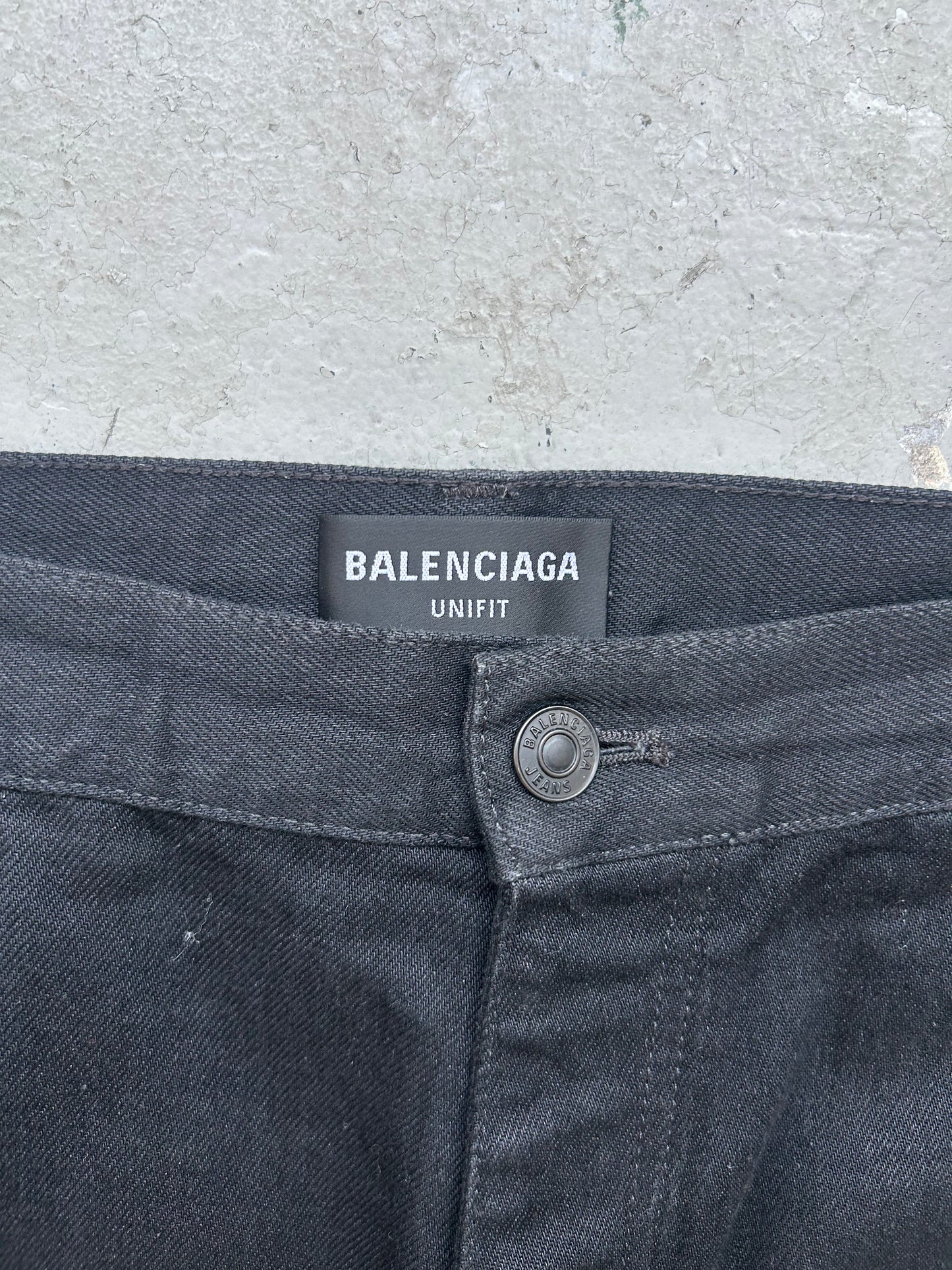 Balenciaga Skater Black Denim (L)