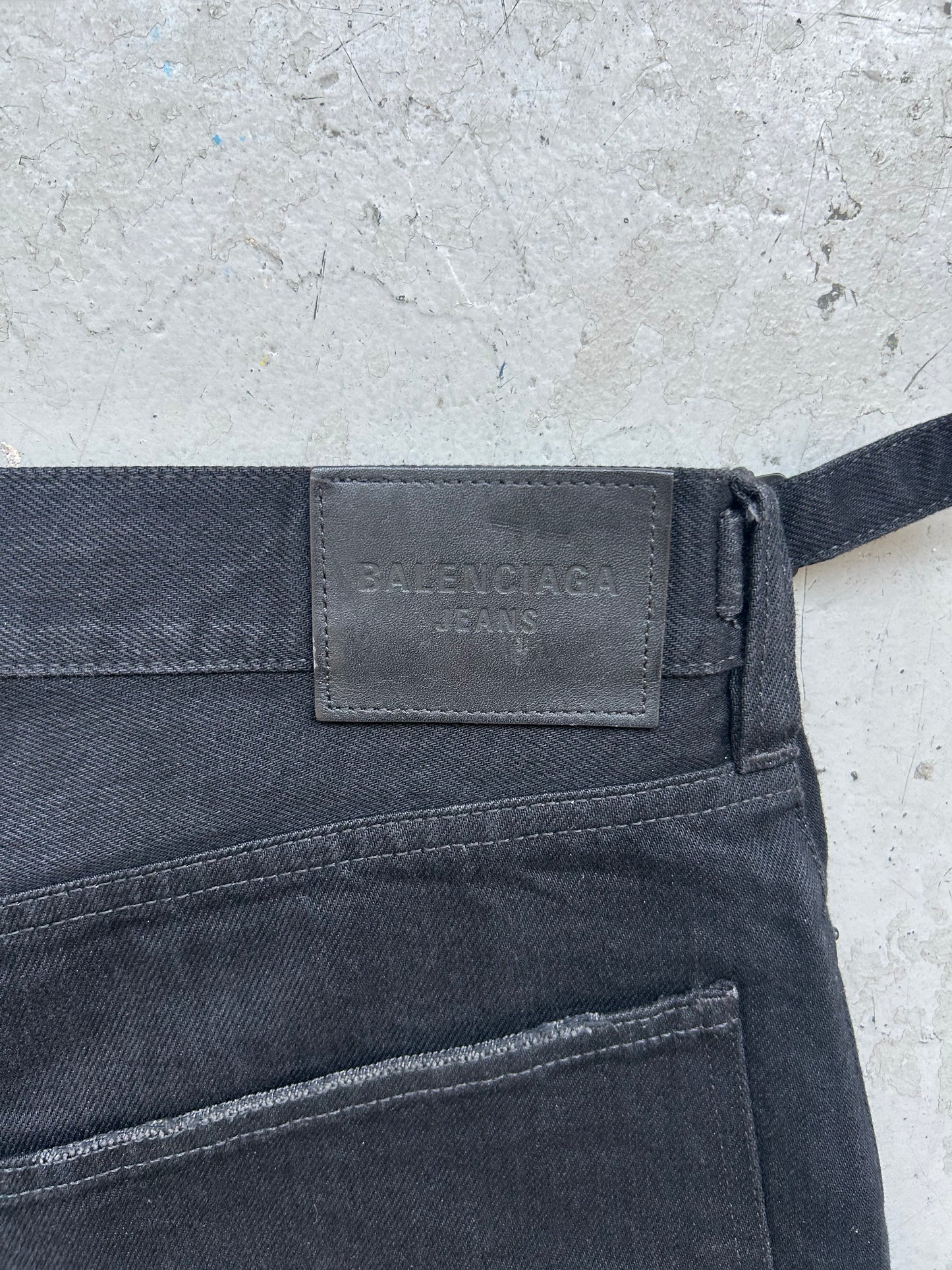 Balenciaga Skater Black Denim (L)