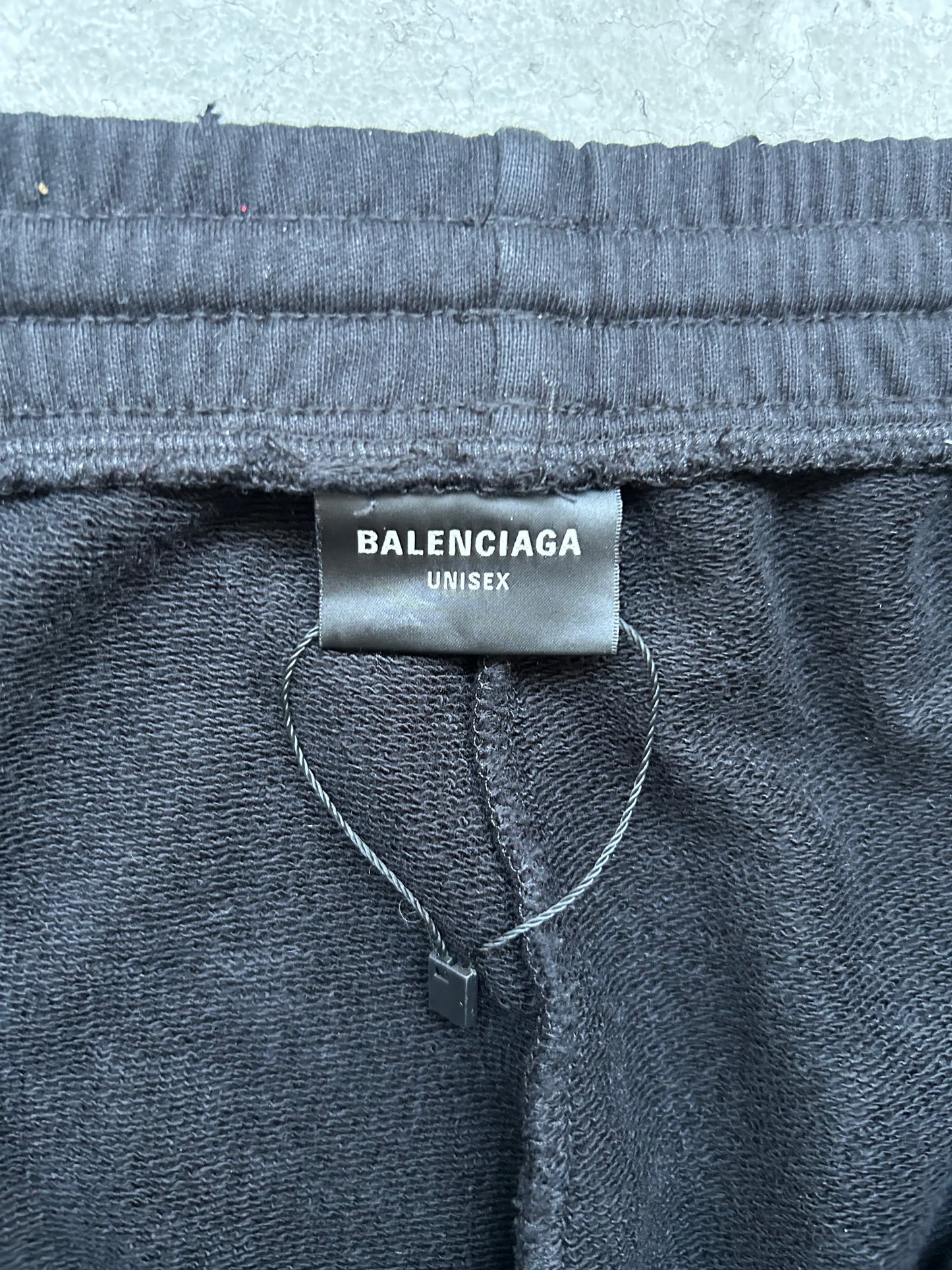 Balenciaga Top League Logo Black Sweatpants (XXL)