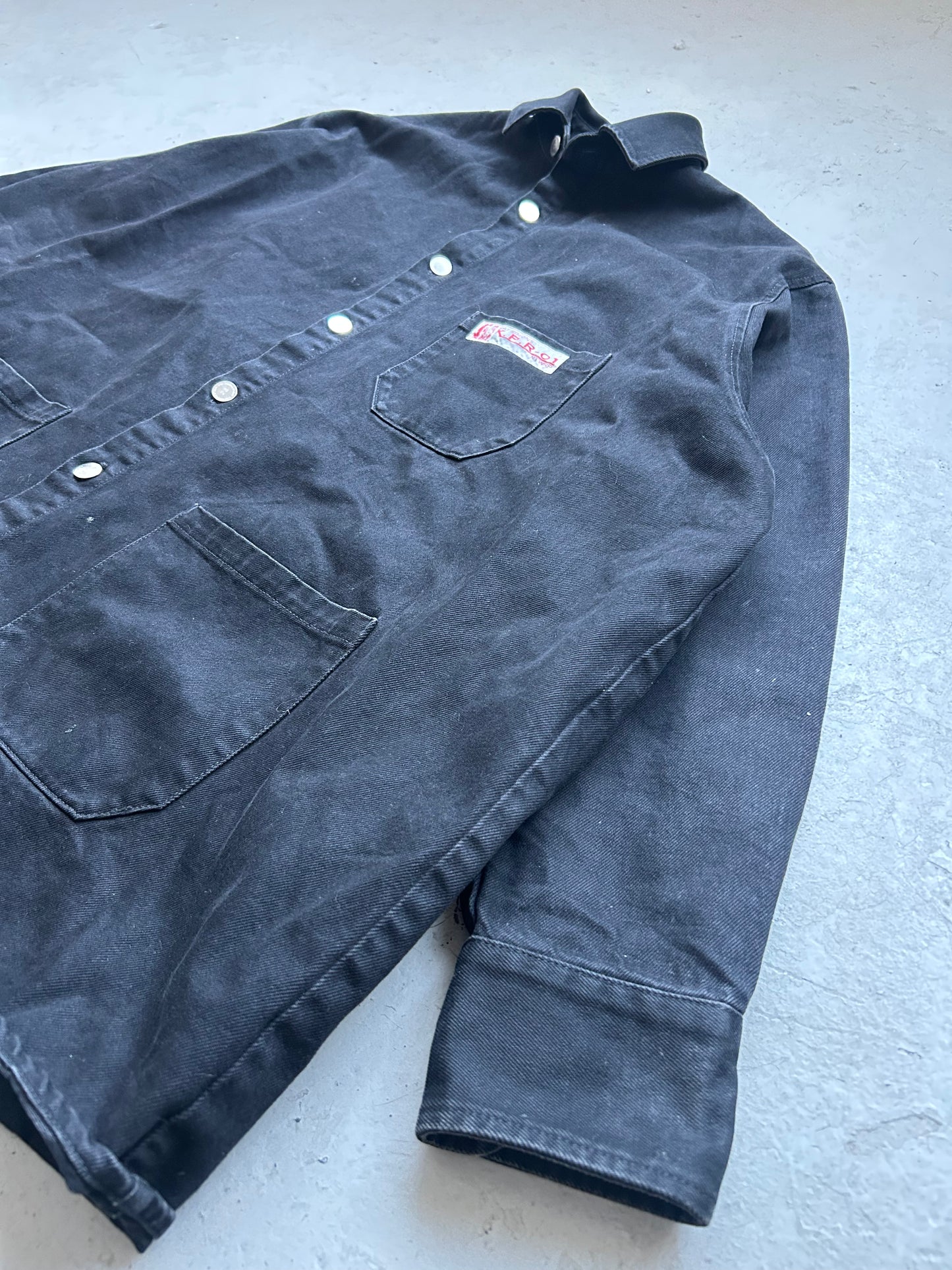 Raf Simons SS20 Black Big Fit Denim Shirt (S)
