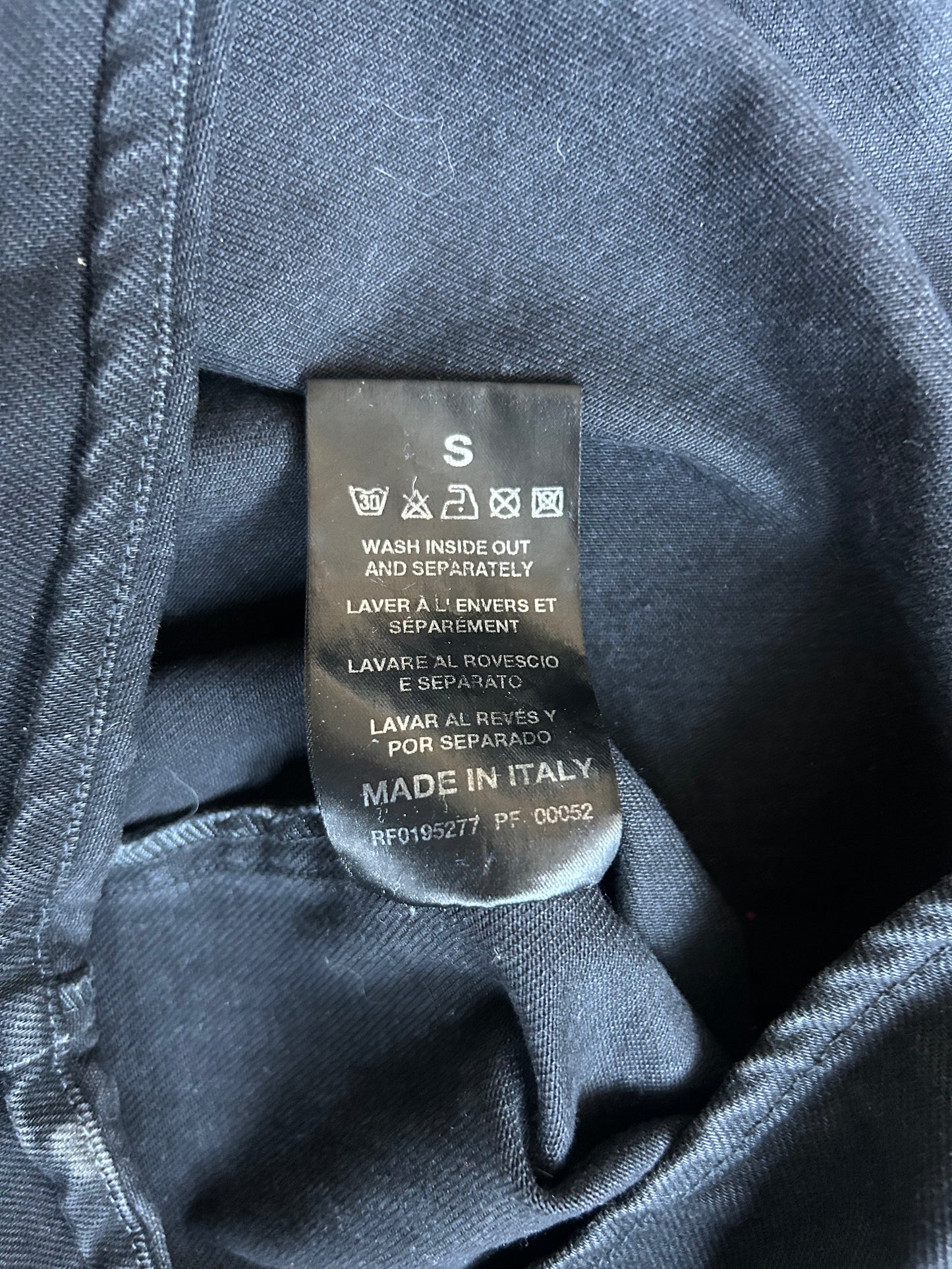 Raf Simons SS20 Black Big Fit Denim Shirt (S)