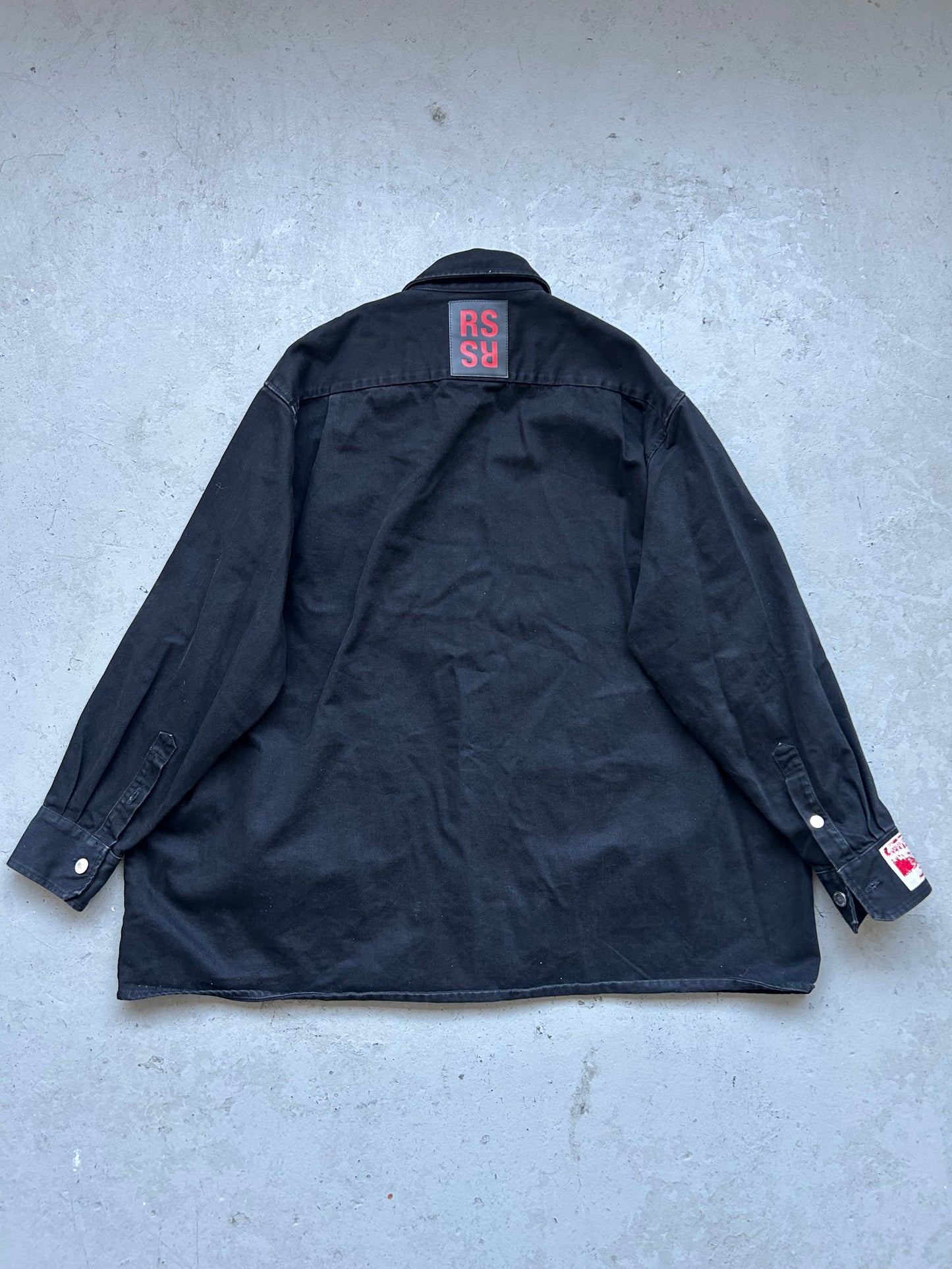Raf Simons SS20 Black Big Fit Denim Shirt (S)